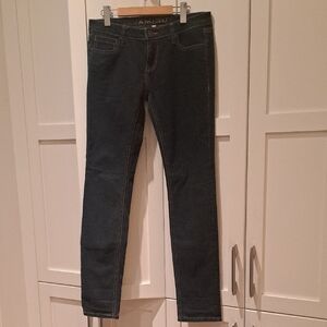 060- Amisu Women's Dark Blue Skinny Jeans